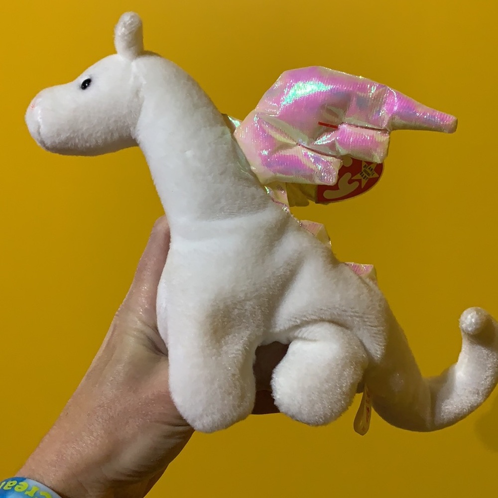 Magic the dragon beanie baby.